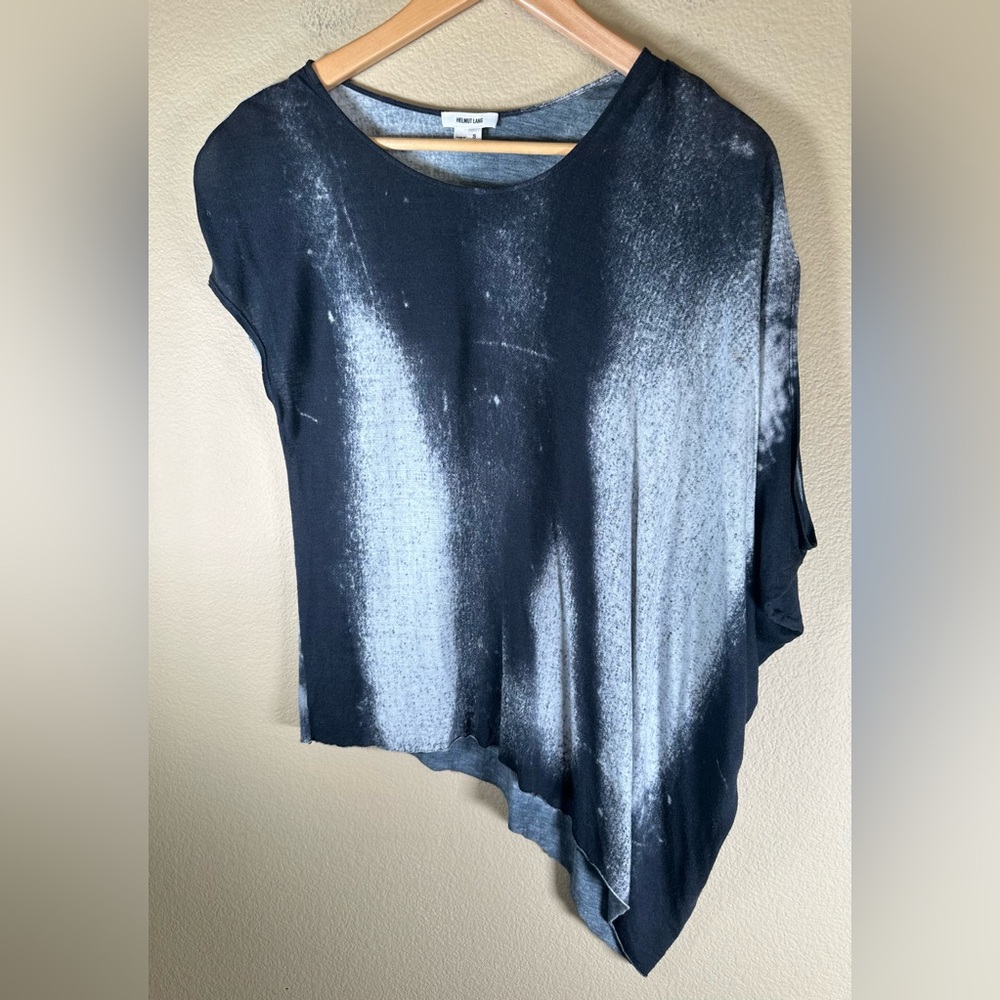 Helmut Lang Shadow Print Jersey Top